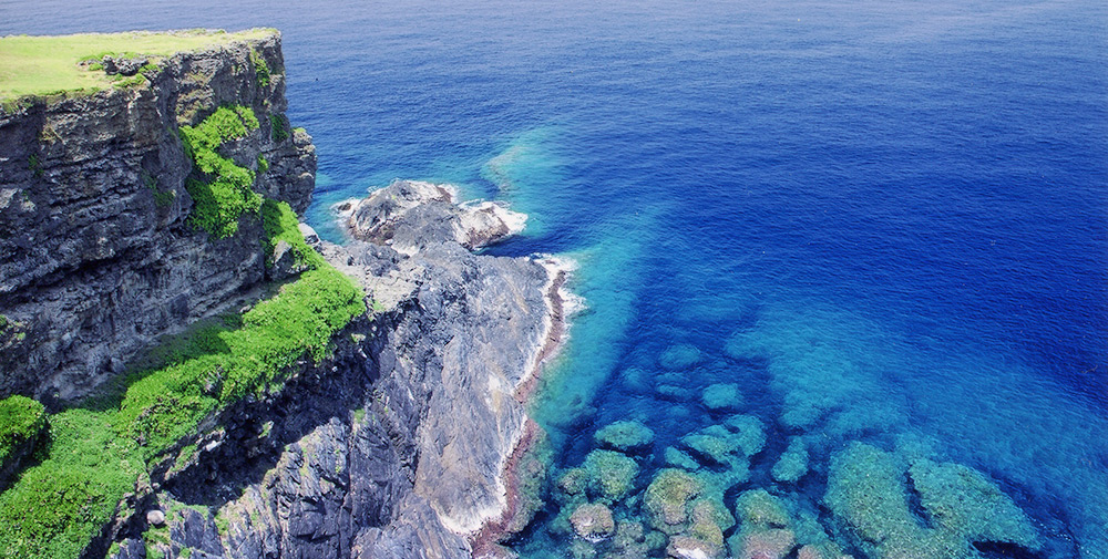 沖永良部島の海岸風景