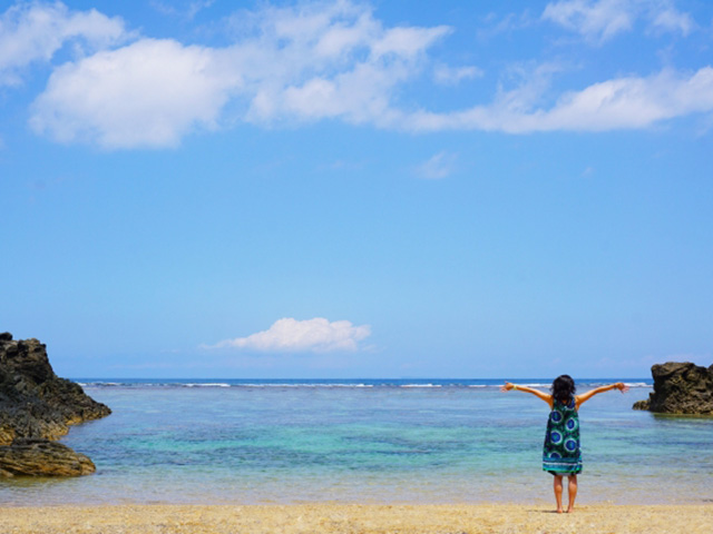 沖縄に一人旅