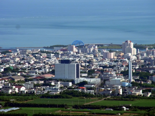 石垣島の街並み