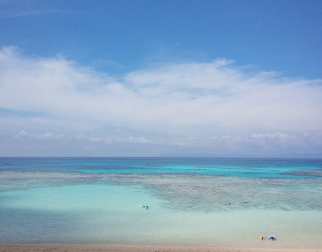 波照間島のニシ浜ビーチ